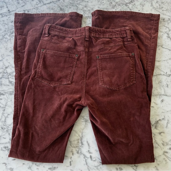 Free people corduroy flare pants in rust color | size 27 - Picture 3 of 11